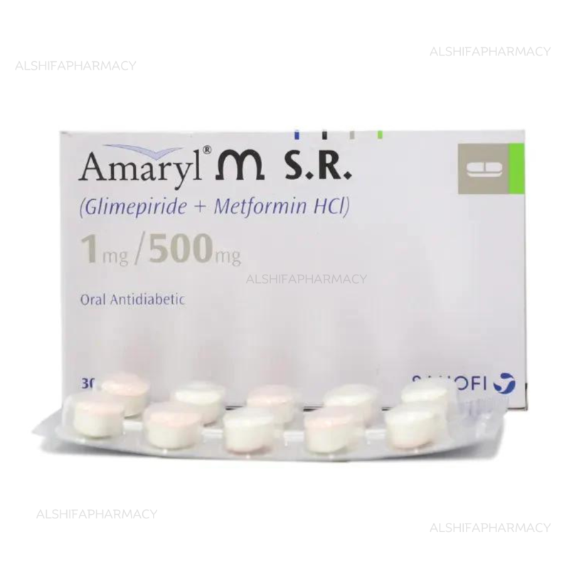 Amaryl MSR 1/500MG