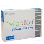 Vildomet Tablets 50Mg/500Mg