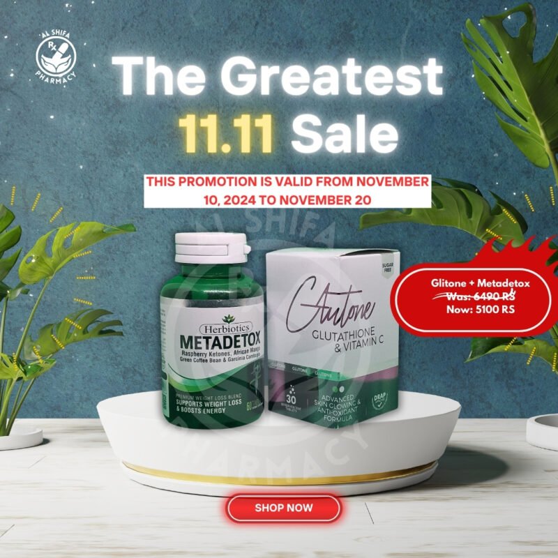 Glutonce C + Metadetox Tablets
