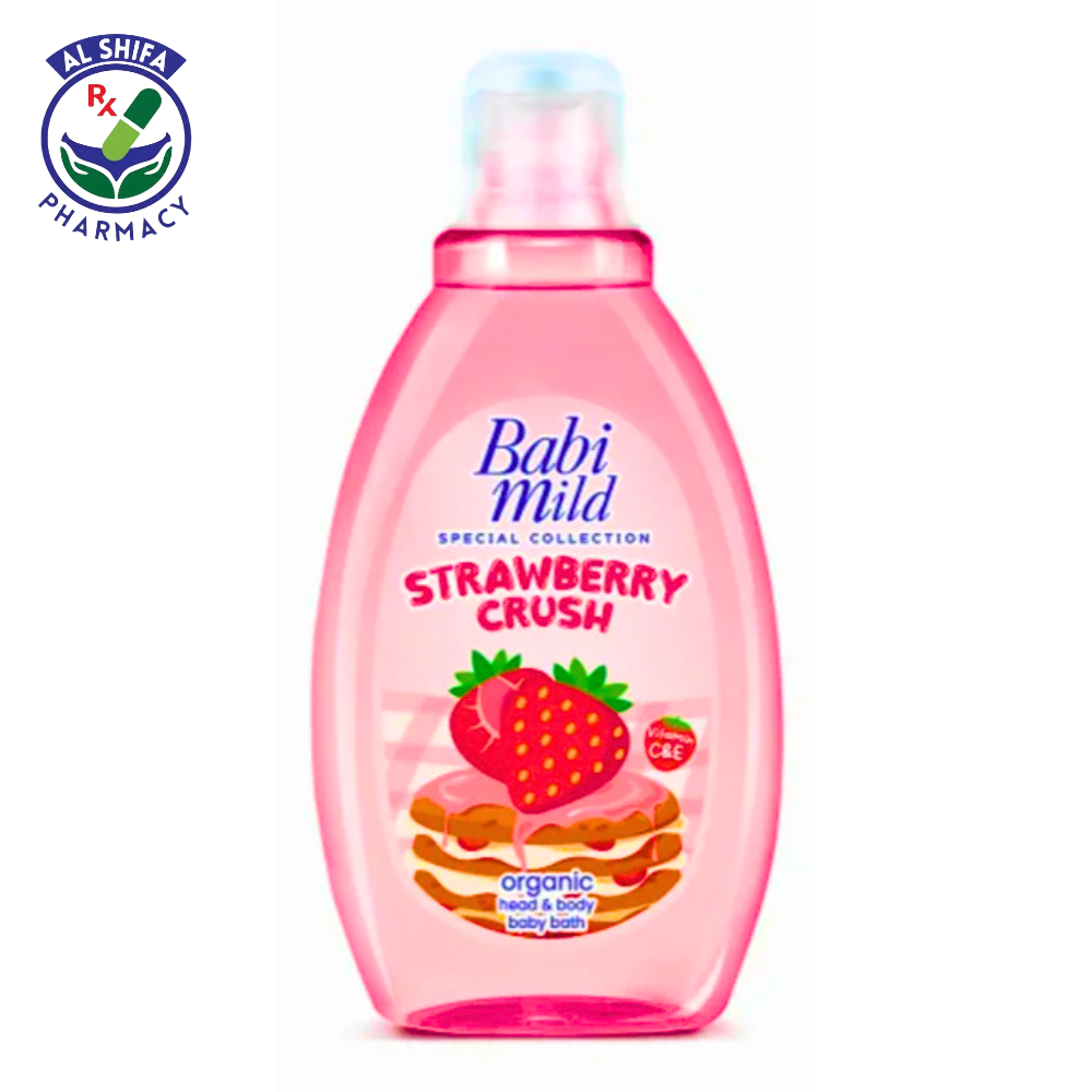 Babi Mild Strawberry Crush Baby Bath 180ml Babi Mild Strawberry Crush Baby Bath 180ml