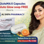 GlutaMax Capsules 30 500mg + GLUTA GLOW SOAP FREE – Skin Whitening Supplement