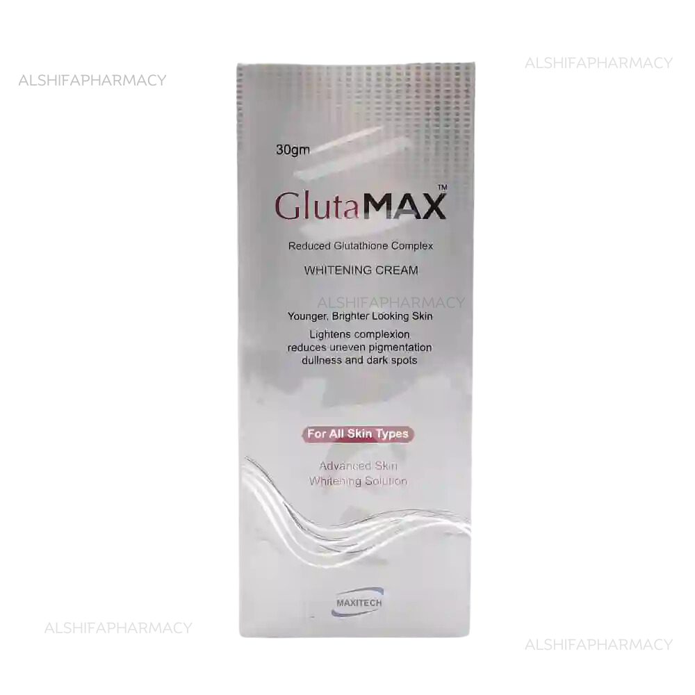 GlutaMax whitening cream for all skin type Alshifa Pharmacy