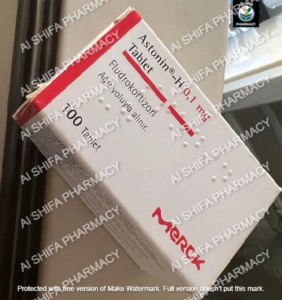 Astonin-H (Fludrocortisone ) (Florinef) 0.1mg Tablets - Alshifa Pharmacy