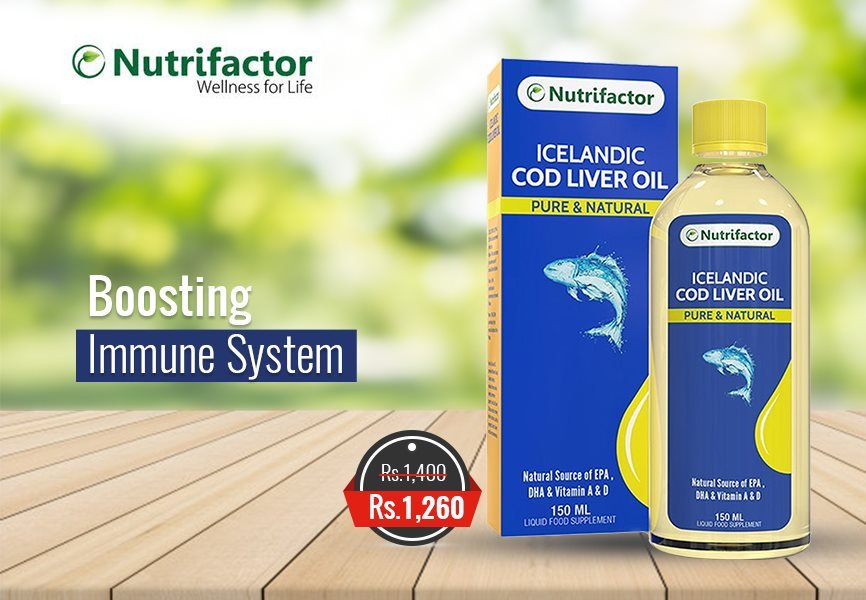 Icelandic Cod Liver Oil (Nutrifactor) - Alshifa Pharmacy