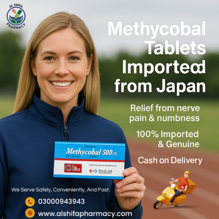 Methycobal Tablets 500µg - Vitamin B12 (3 Strips = 30 Tablets) - Image 3