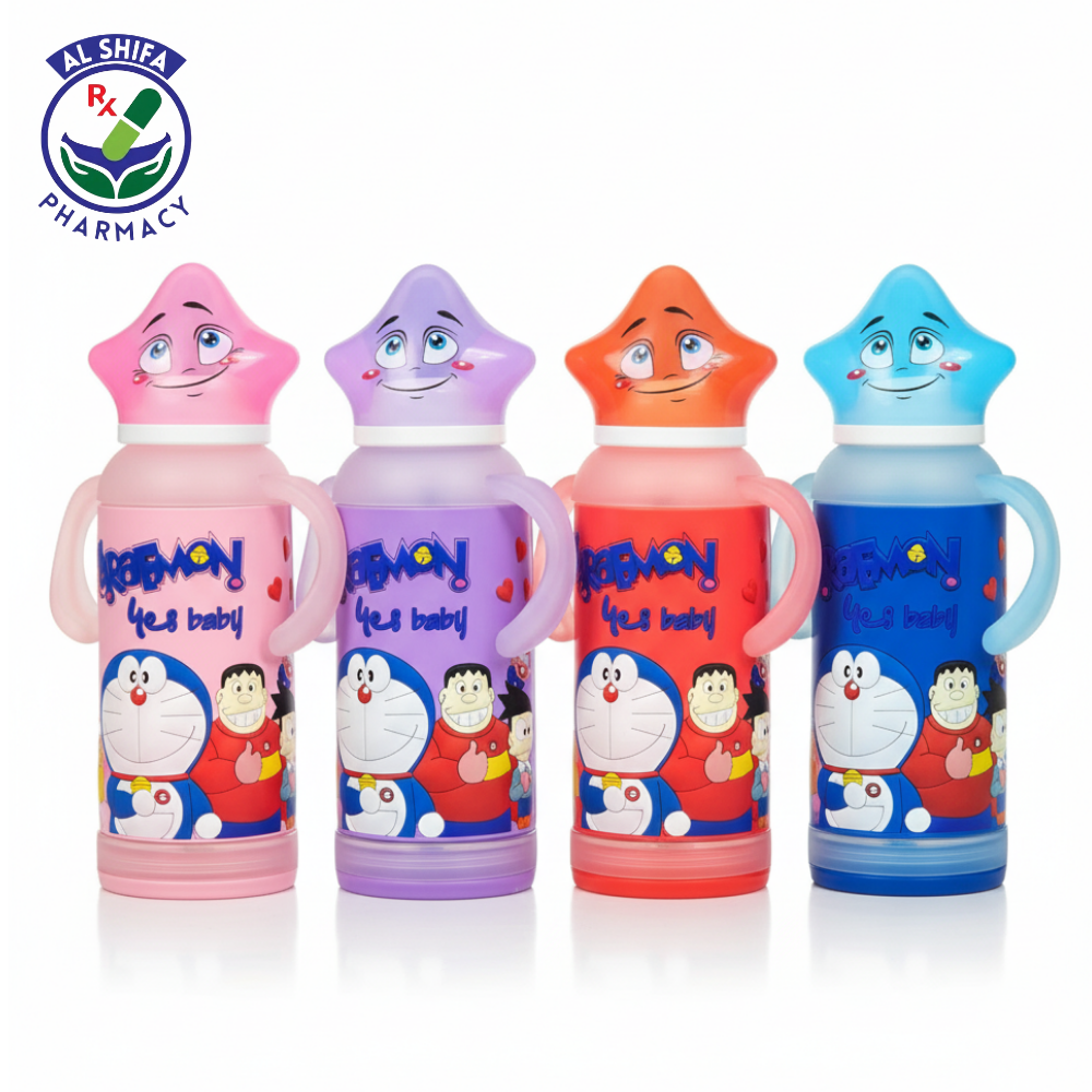 308 Yes Baby Glass Feeder 200ml – Detachable Silicone Cover 132 - Image 1