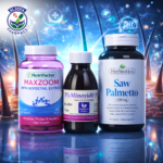 Nutrifactor Maxzoom + Minoxidil Finasteride Spray + Herbiotics Saw Palmetto for Powerful Hair Regrowth