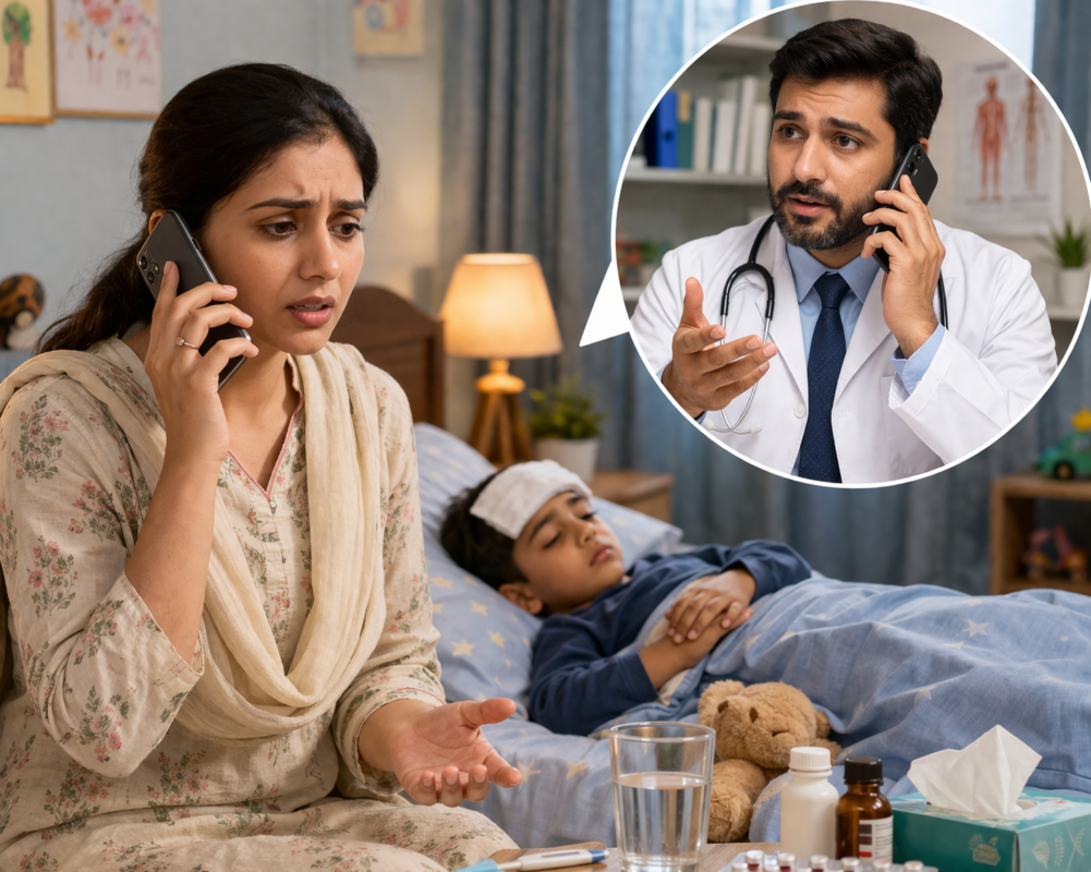 When to see a doctor for flu fever or viral infection in Pakistan