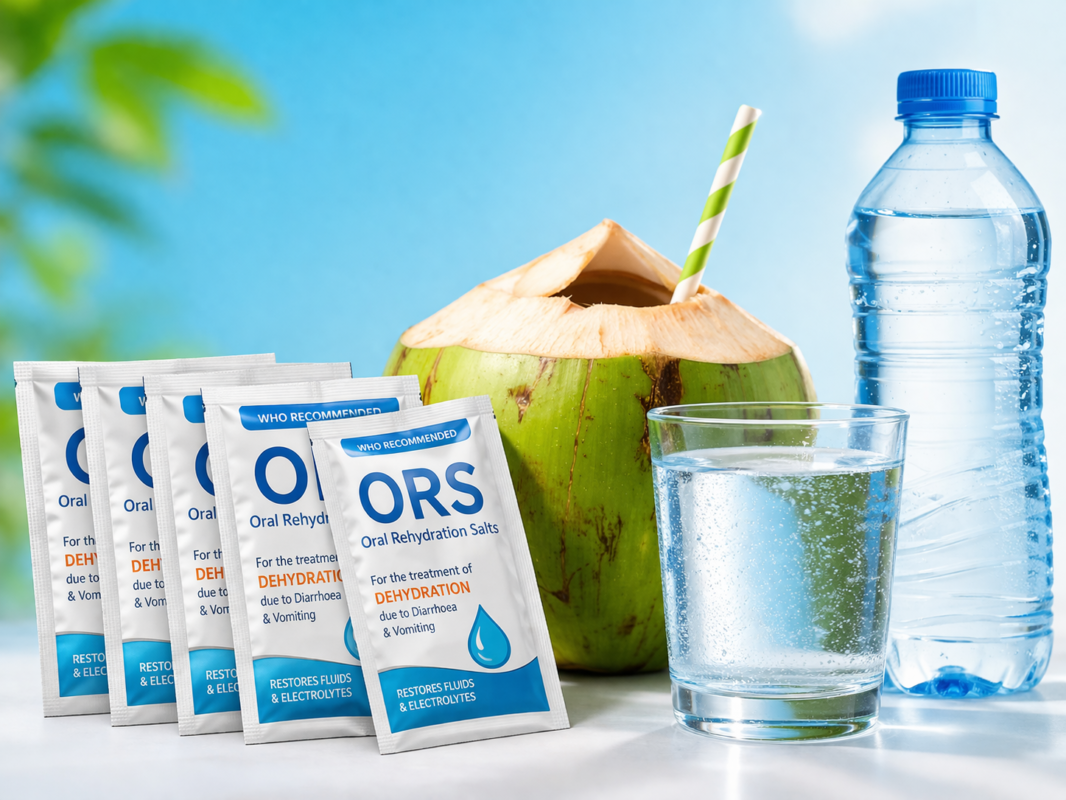 Best ORS hydration salts and drinks for heatwave in Pakistan