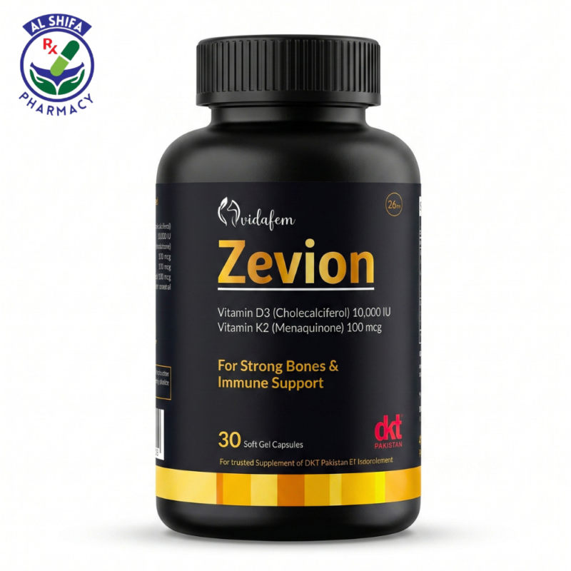 Zevion Vitamin D3 K2 Capsules