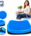 Blue Honeycomb Gel Seat Cushion