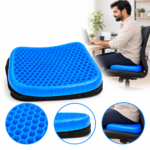 Blue Honeycomb Gel Seat Cushion – Comfortable Chair Pad for Office, Home & Car - Image 3